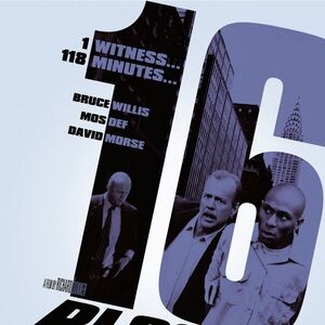 EUC 16 Blocks DVD Action Thriller from Richard Donner & last role of Steve Kahan